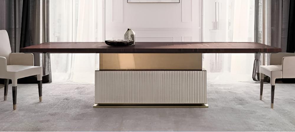 Lixra Rectangle Wooden Dining Room Furniture