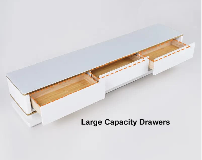 Lixra Refined Wooden Modern TV Stand