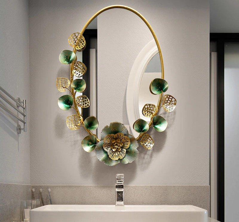 lixra Retro Style Light Decorative Mirror