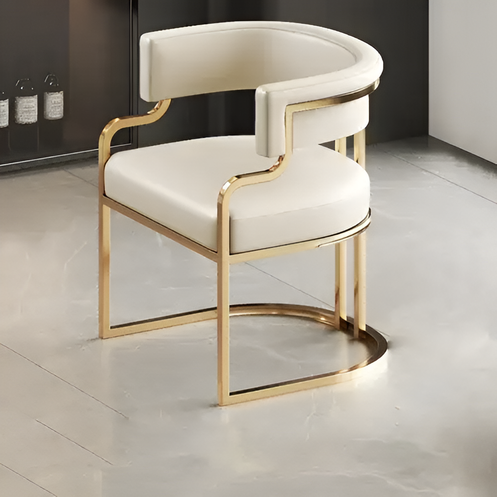 Lixra Ritzy Designed Leather Dining Chairs For 6