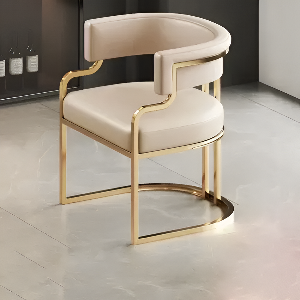 Lixra Ritzy Designed Leather Dining Chairs For 6