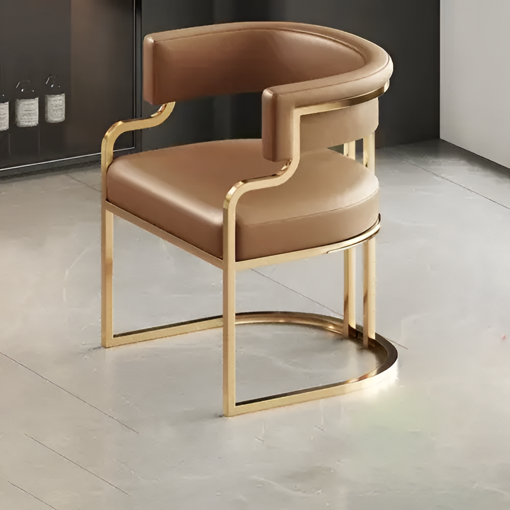 Lixra Ritzy Designed Leather Dining Chairs For 6