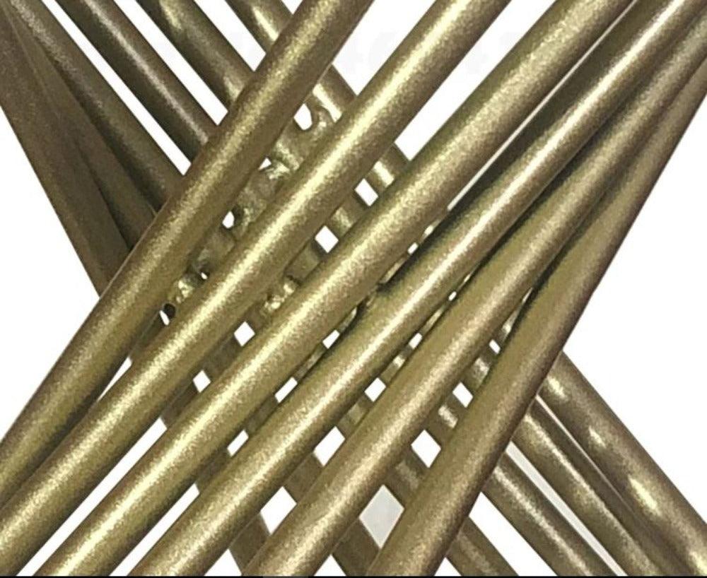 Lixra Round Marble Side Table With Gold Frame