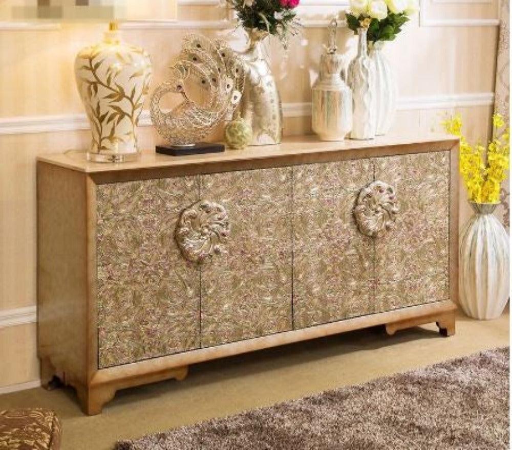 Lixra Rustic Designed Wooden Accent Table