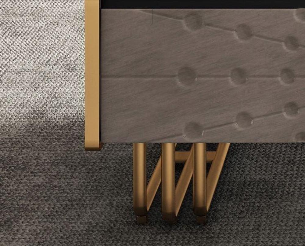 Lixra Rustic Luxurious Wooden Coffee Table