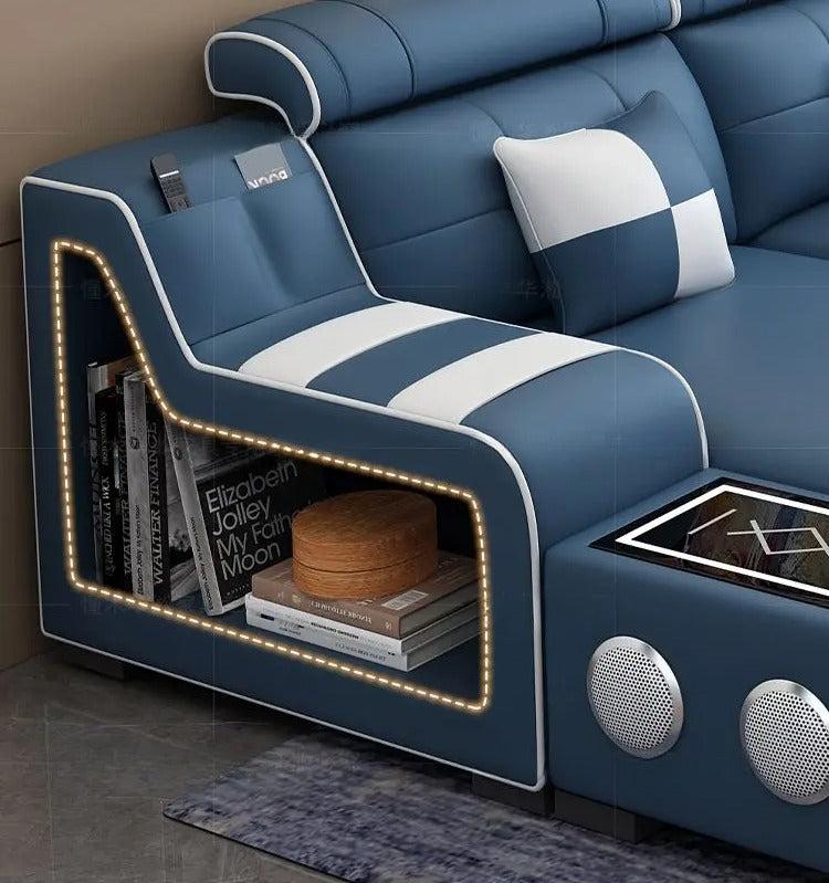 Lixra Sectional Leather Sofa Set