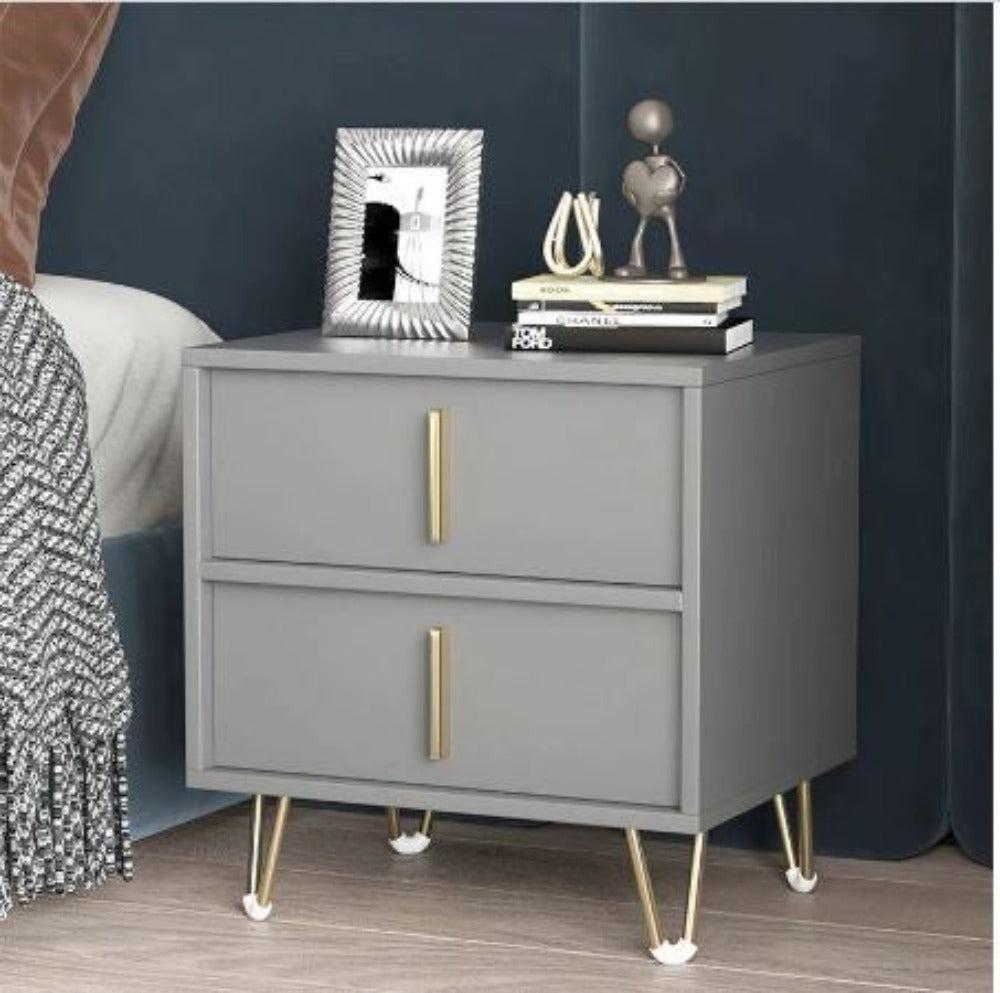 Lixra Set Of 2 Bedside Wooden Night Stand