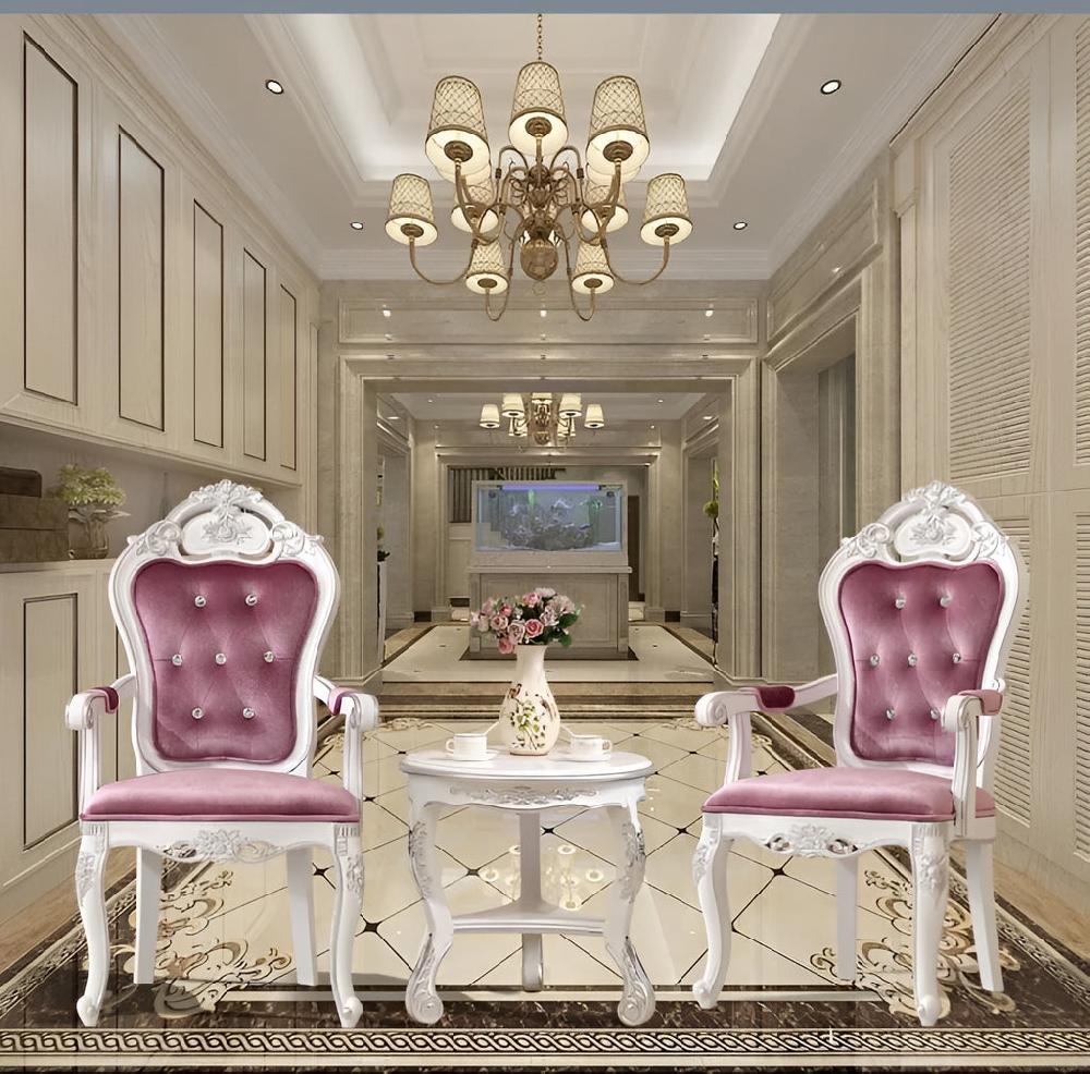 lixra Set Of 2 European Velvet Dining Chair