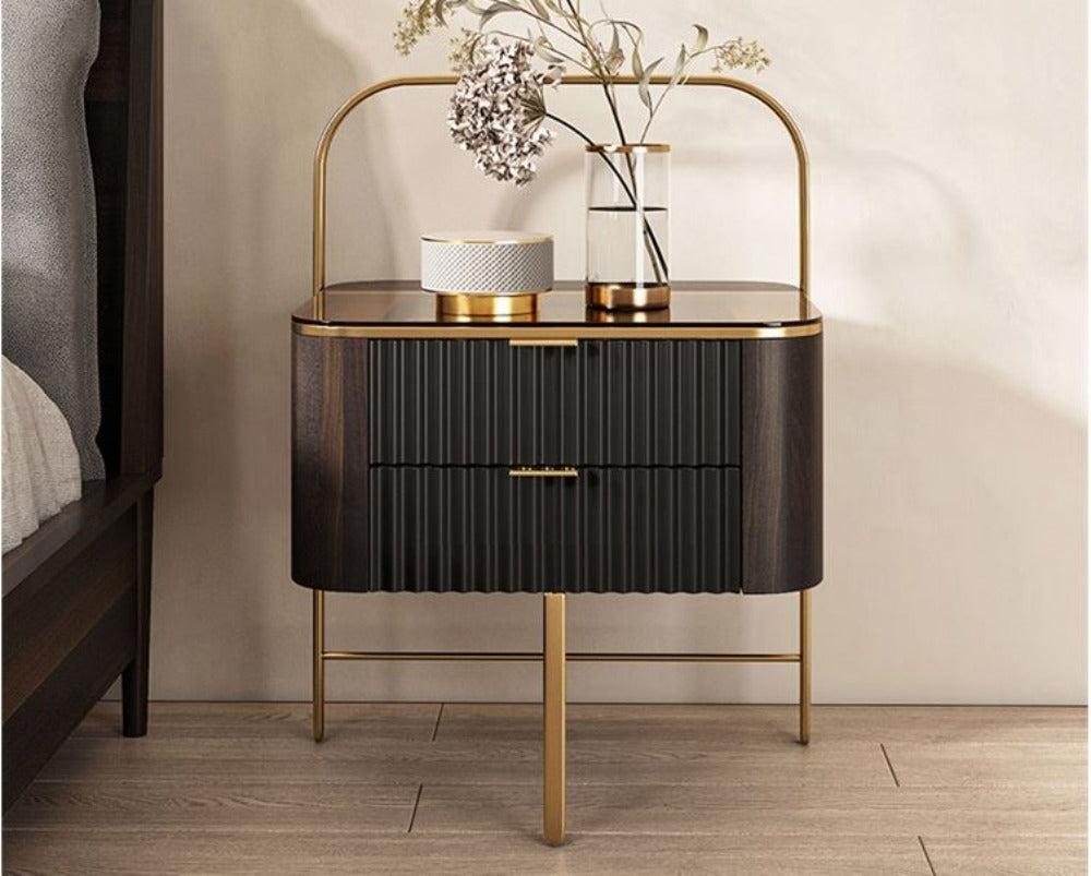 Lixra Set Of 2 Exclusive Wooden Night Stands