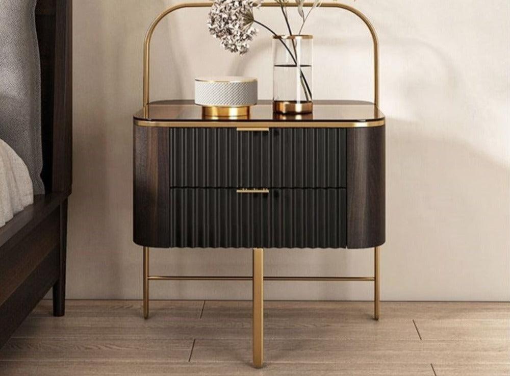 Lixra Set Of 2 Exclusive Wooden Night Stands