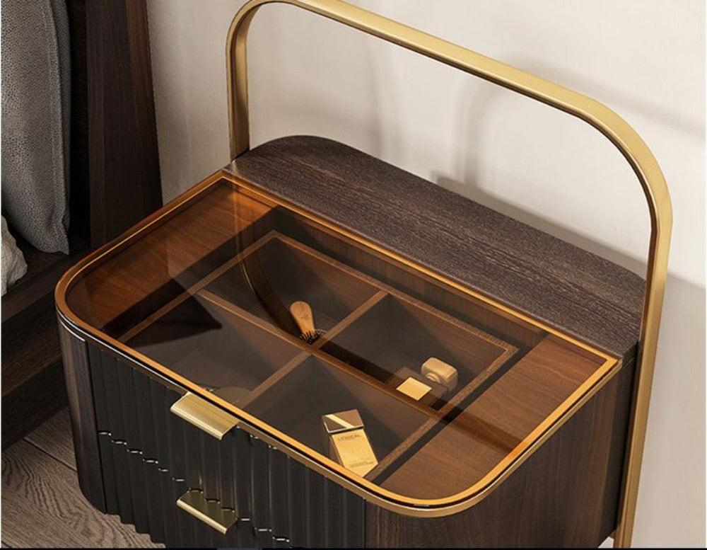 Lixra Set Of 2 Exclusive Wooden Night Stands