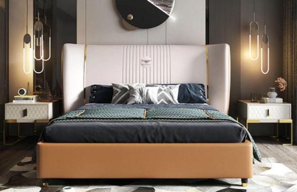 lixra Set Of 2 Luxury Designed Wooden Night Stand