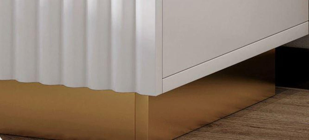 Lixra Set Of 2 Modern Wooden Framed Night Stand
