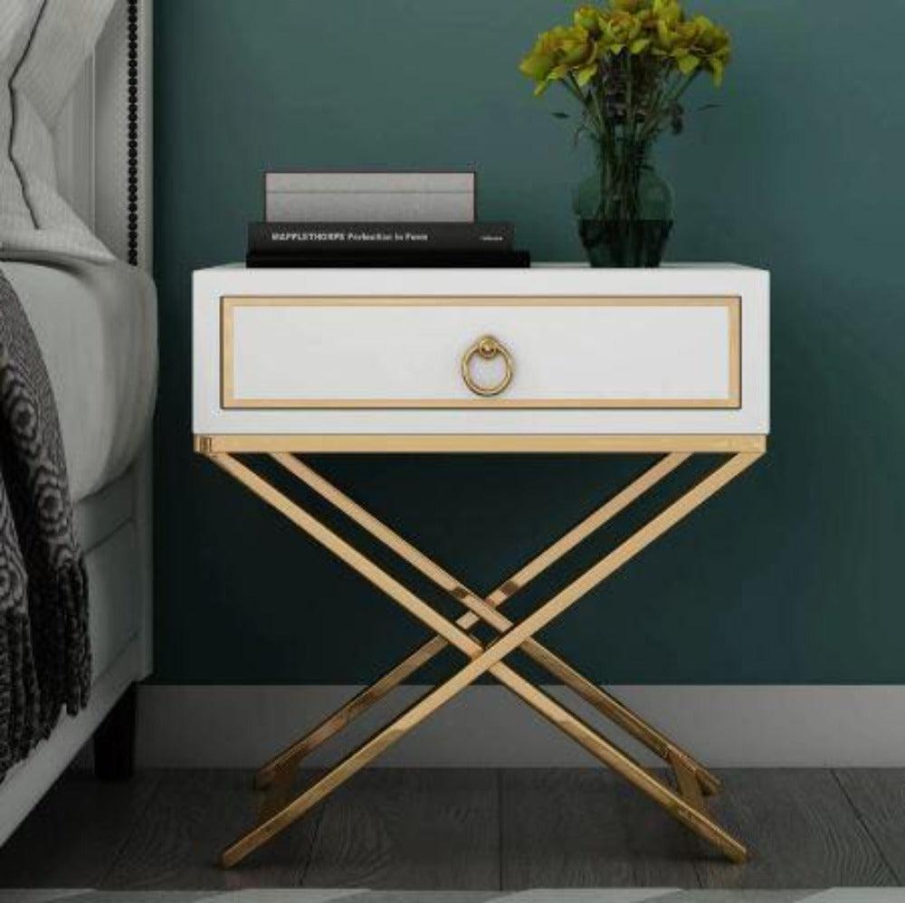 Lixra Set Of 2 Multifunctional Wooden Night Stand