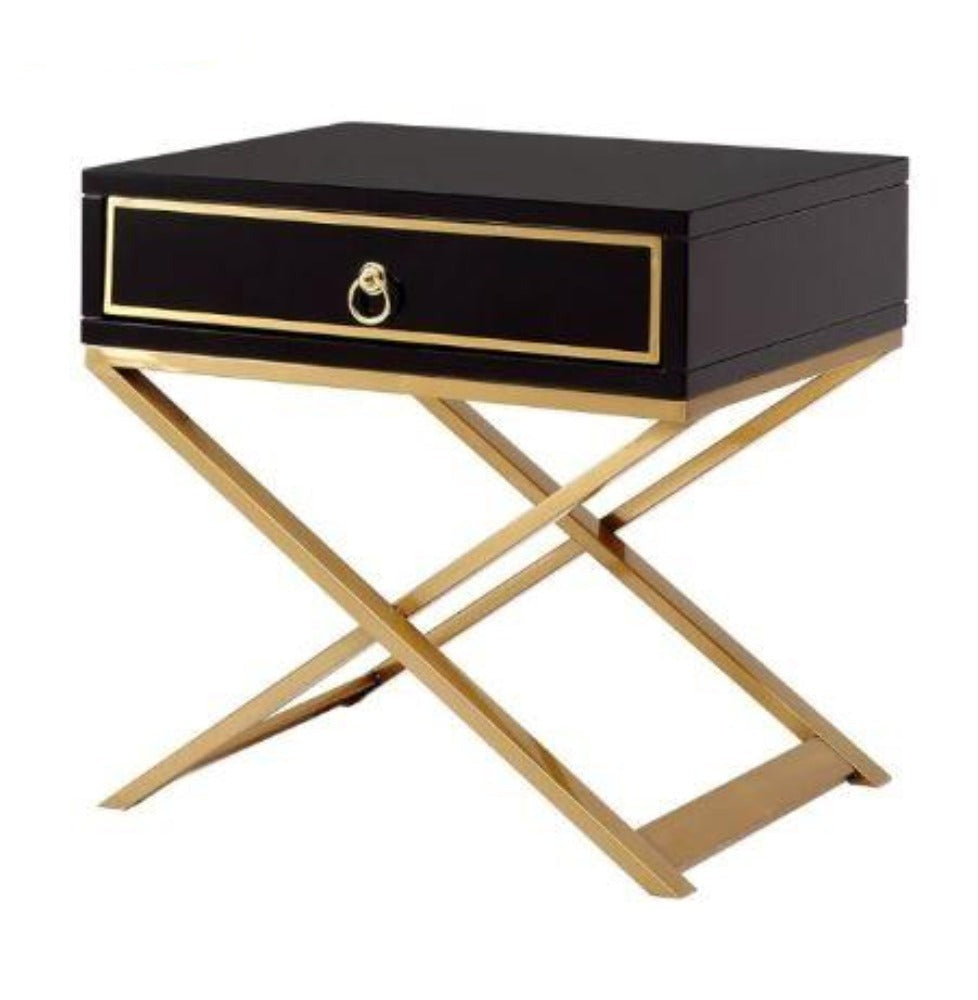 Lixra Set Of 2 Multifunctional Wooden Night Stand