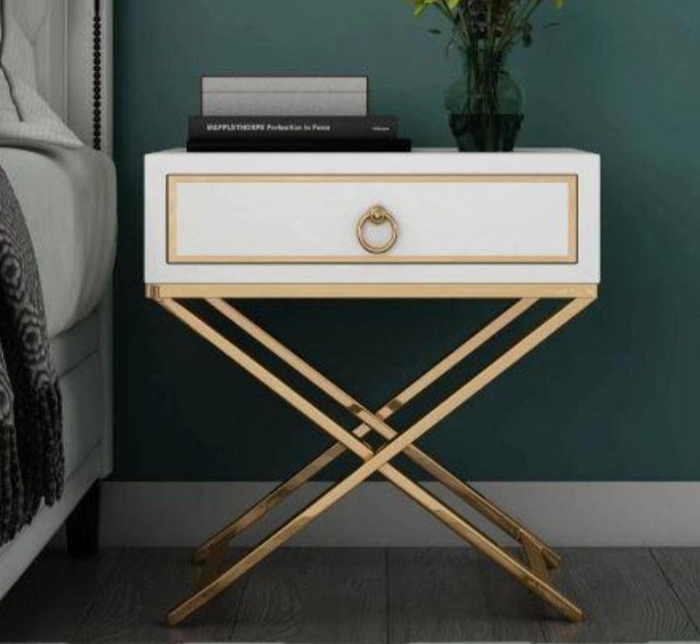 lixra Set Of 2 Multifunctional Wooden Night Stand