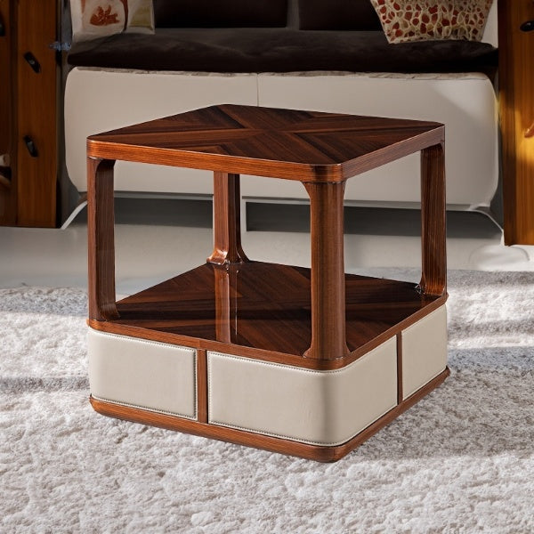 Lixra Set Of 2 Wooden Side Table