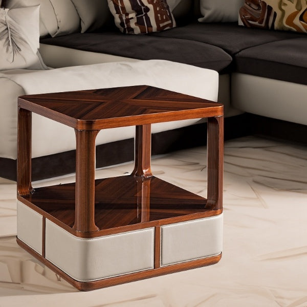 Lixra Set Of 2 Wooden Side Table