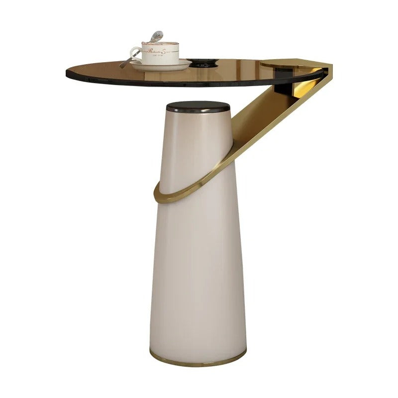 lixra Set Of 2Luxurious Design Round Side Table