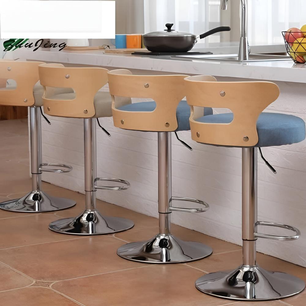 Lixra Set Of 3 Cozy Fabric Splendid Bar Stool