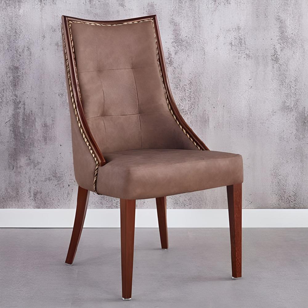Lixra Set Of 4 Appealing Leather Dining Chairs