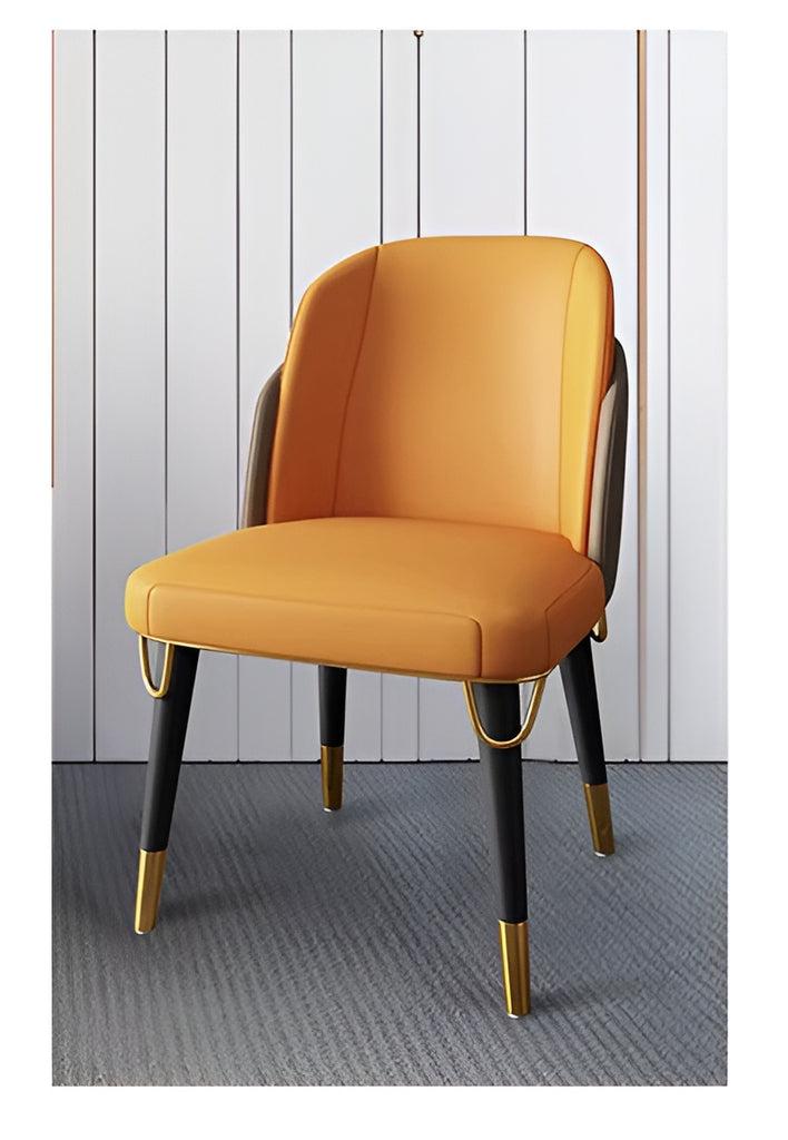 lixra Set Of 4 Comfort Leather Dining Chairs