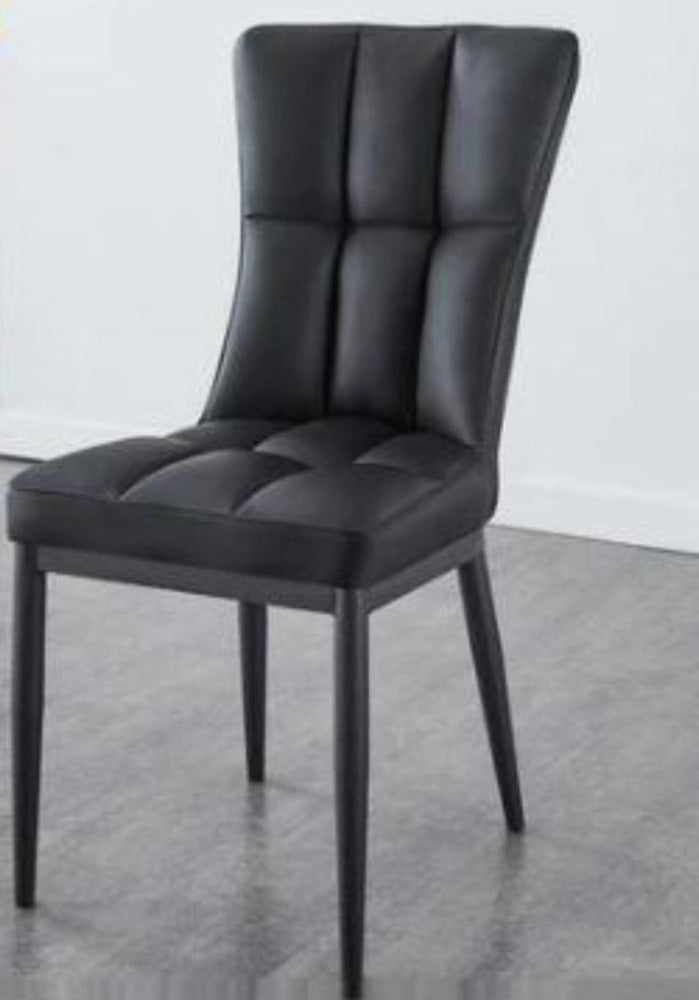 Lixra Set Of 4 Cozy Comfort Leather Dining Chairs