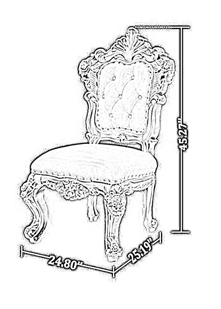 Lixra Set Of 4 European Style Dining Chairs