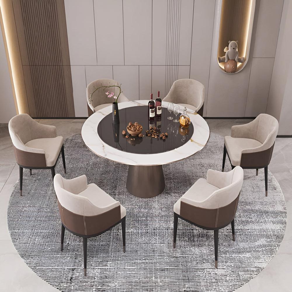 lixra Set Of 4 Fabric Upholstered Dining Chair