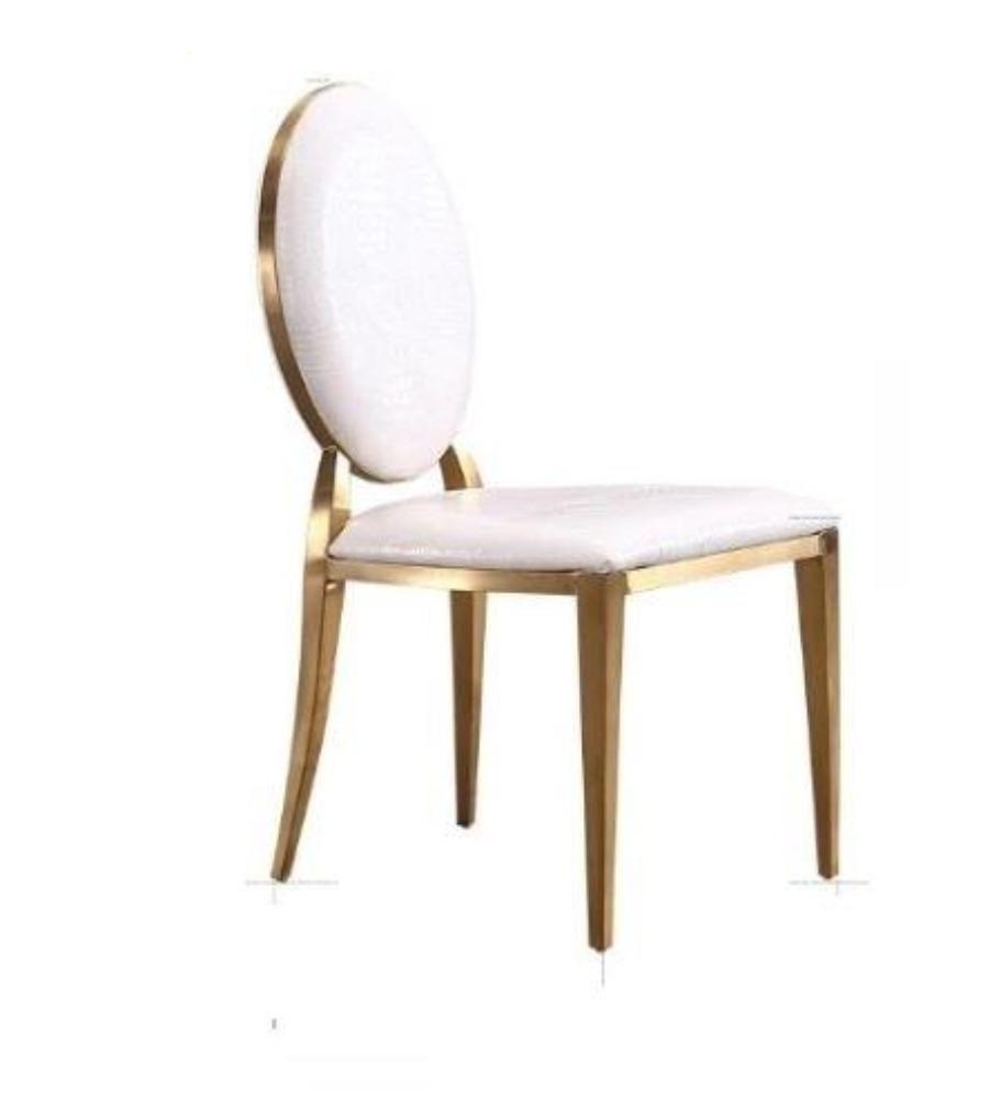 Lixra Set Of 4 Metal Base Dining Chairs