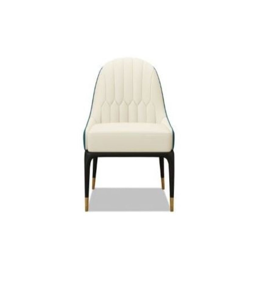 Lixra Set Of 6 Spacious Comfort Leather Chairs