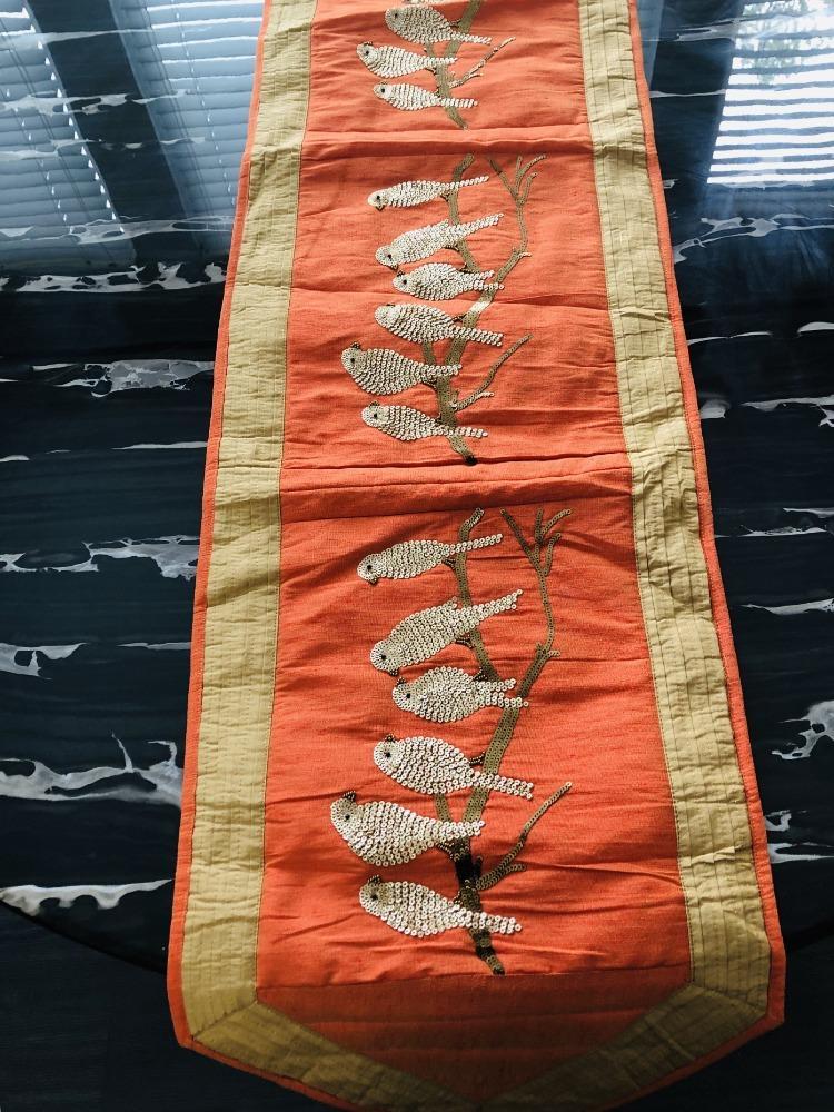 Lixra Silk Organza Design Table Runner