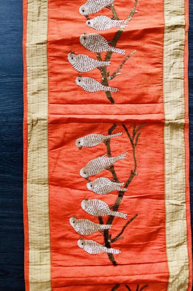 lixra Silk Organza Design Table Runner