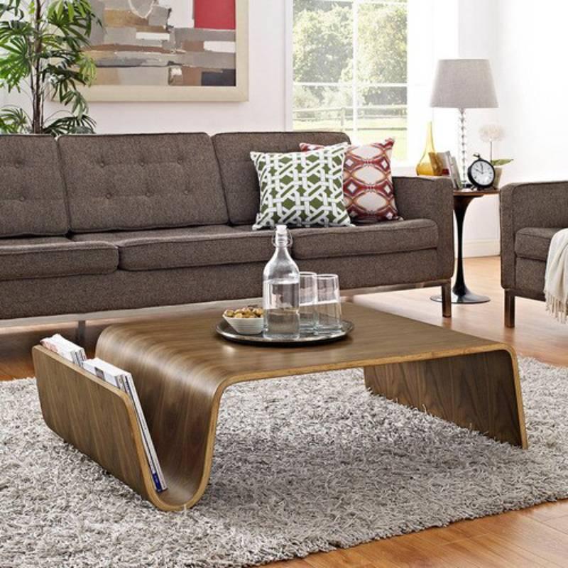 Lixra Solid Wood Coffee Table With Storage