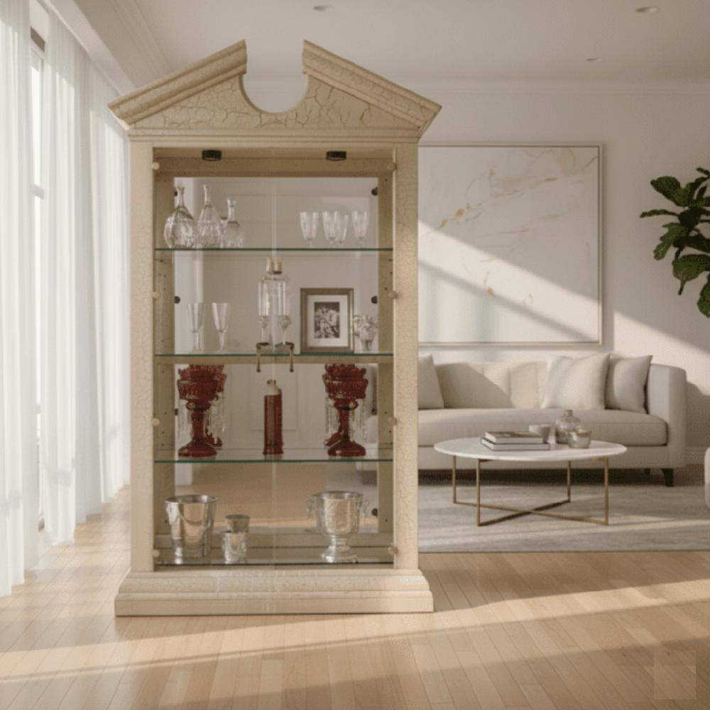 lixra Solid Wooden 7 Feet Tall Kitchen Hutch