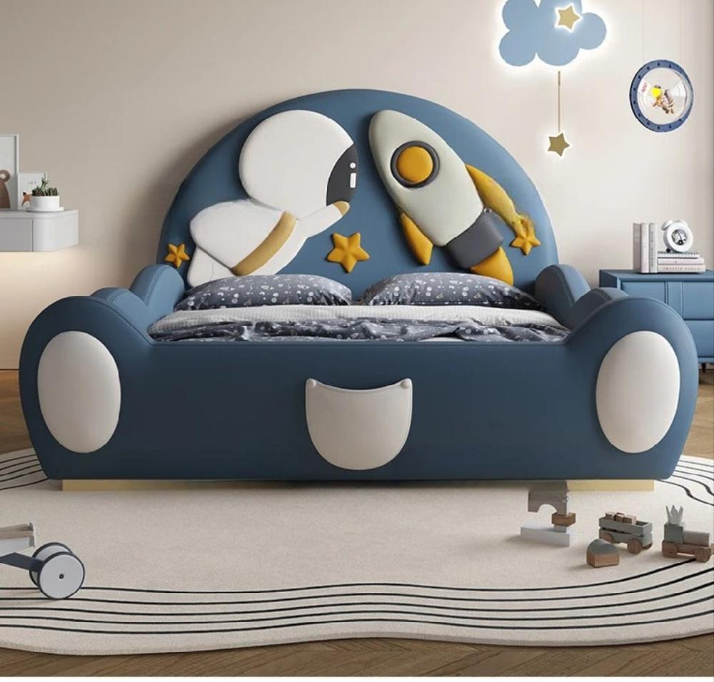 Lixra Space Design Leather Upholstery Kid's Bed