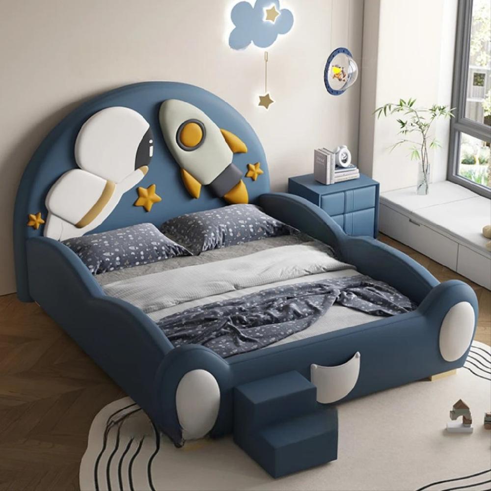 Lixra Space Design Leather Upholstery Kid's Bed