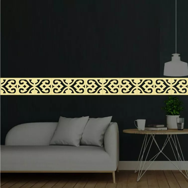 Lixra Sparkling Acrylic Tiles Wall Stickers