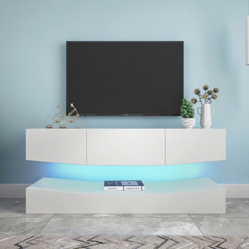 Lixra Spectacular Wall Mounted LED TV Stand
