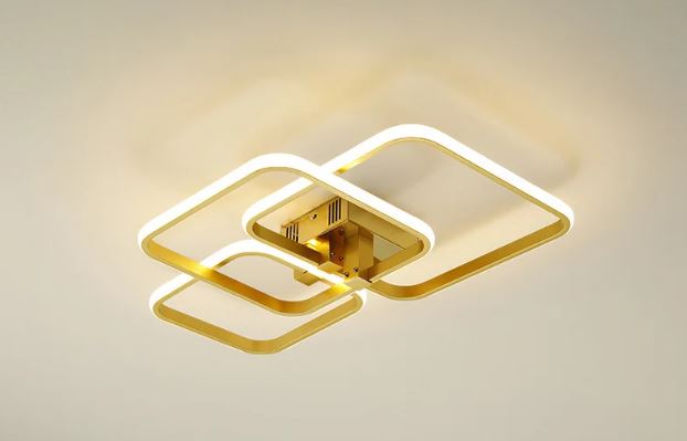 lixra Square-Shaped Remote Control Ceiling Light