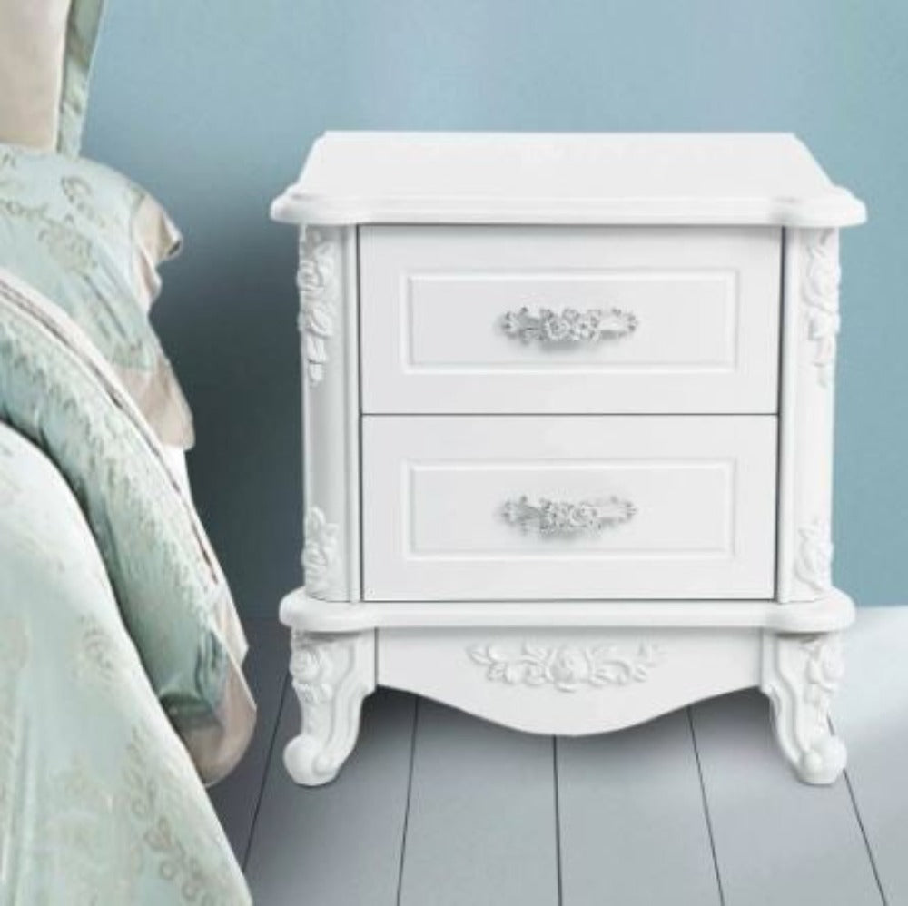 lixra Storage Expert Wooden Finish Night Stand