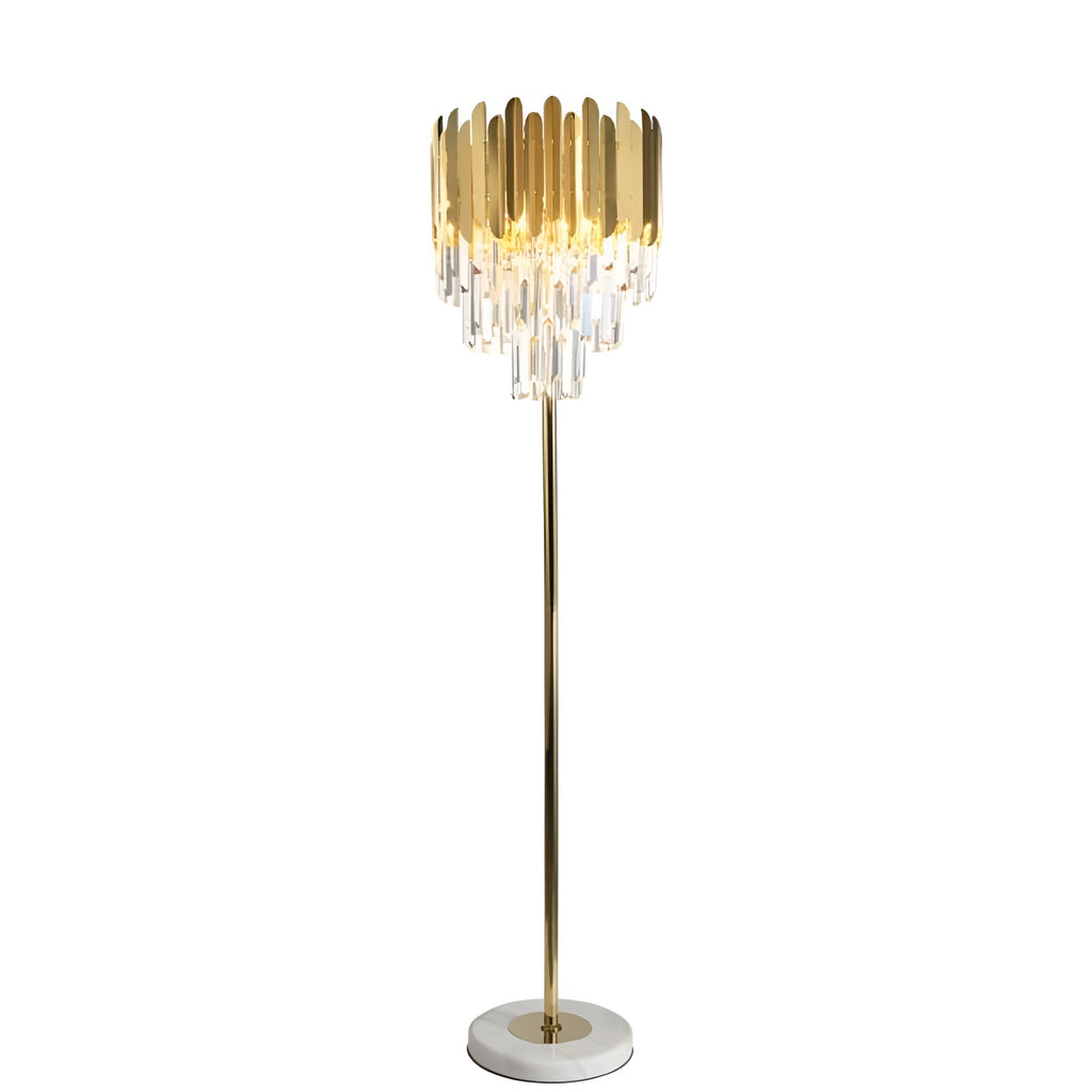 Lixra Stylish Crystal Floor Lamp With LED