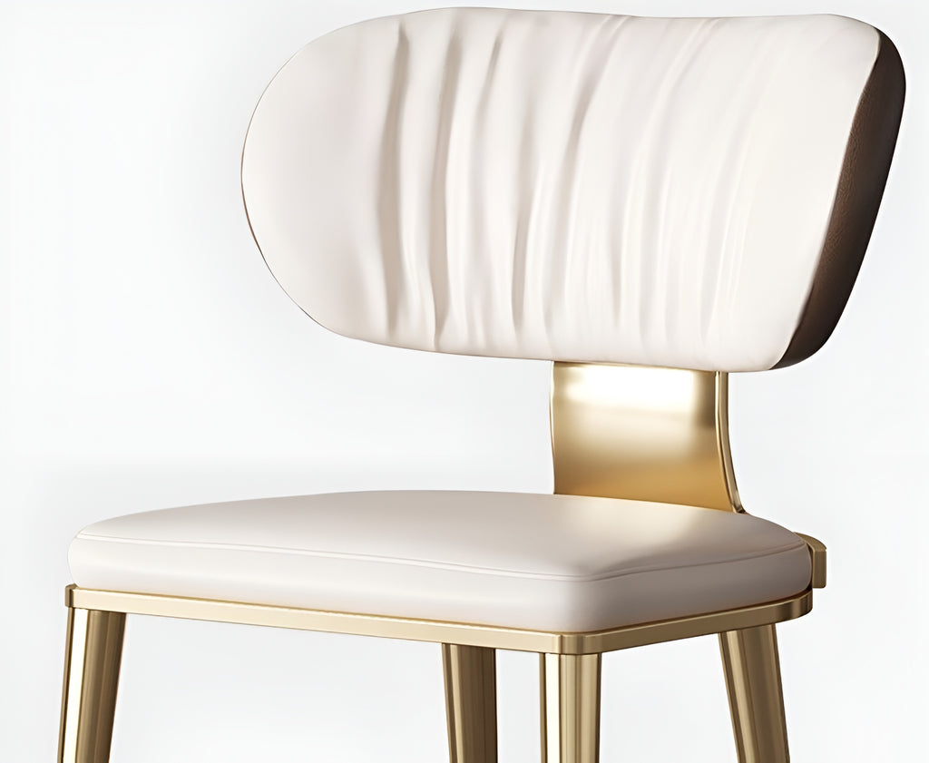 Lixra Stylish Leather Dining Chairs Set For 4