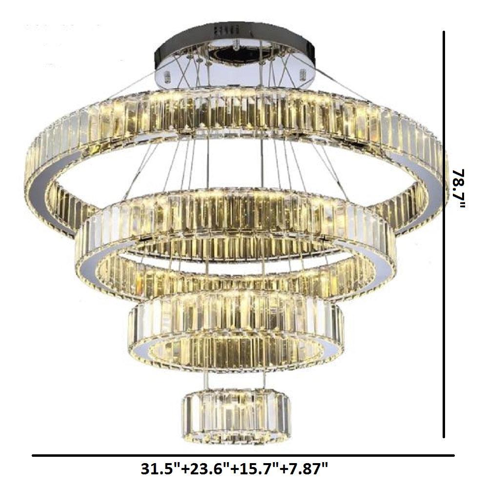 Lixra Stylish Led Crystal Pendant Light