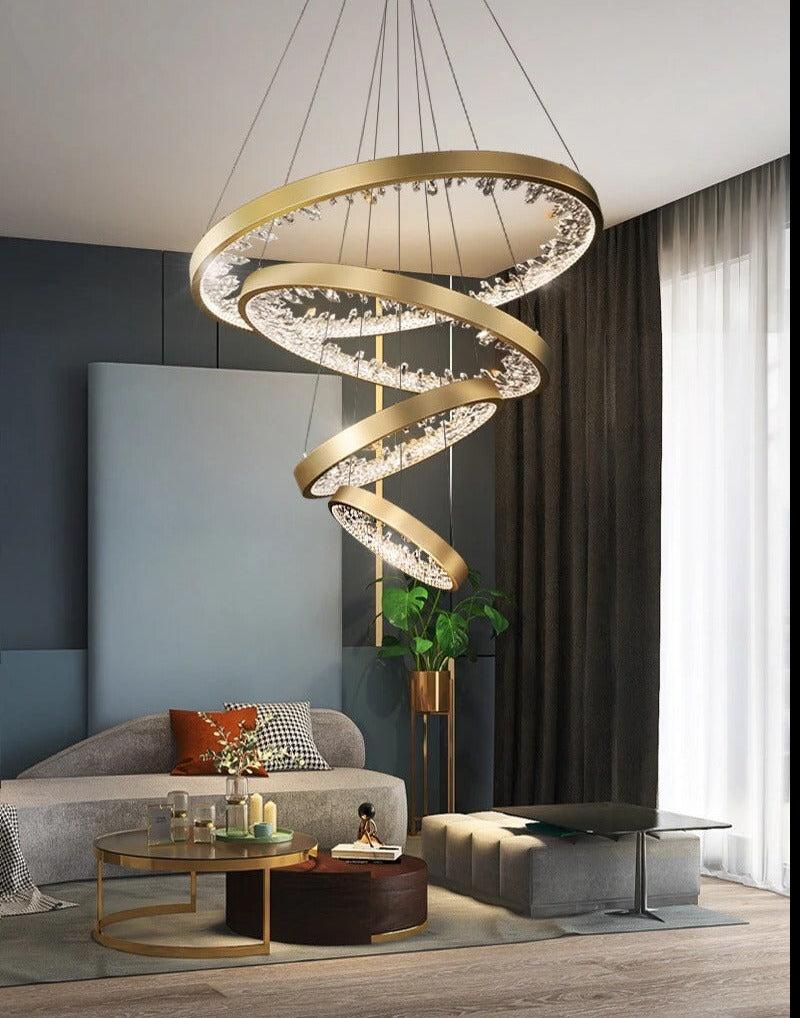 Lixra Stylish & Luxurious Gold Pendant Light