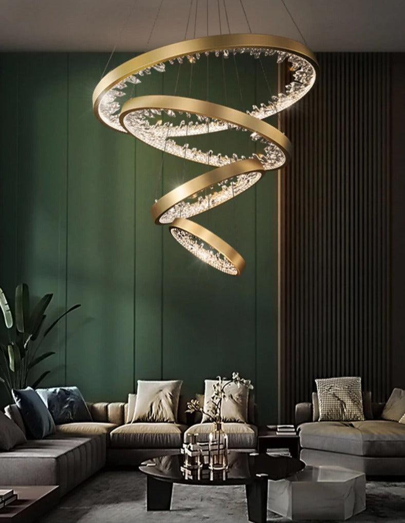 lixra Stylish & Luxurious Gold Pendant Light