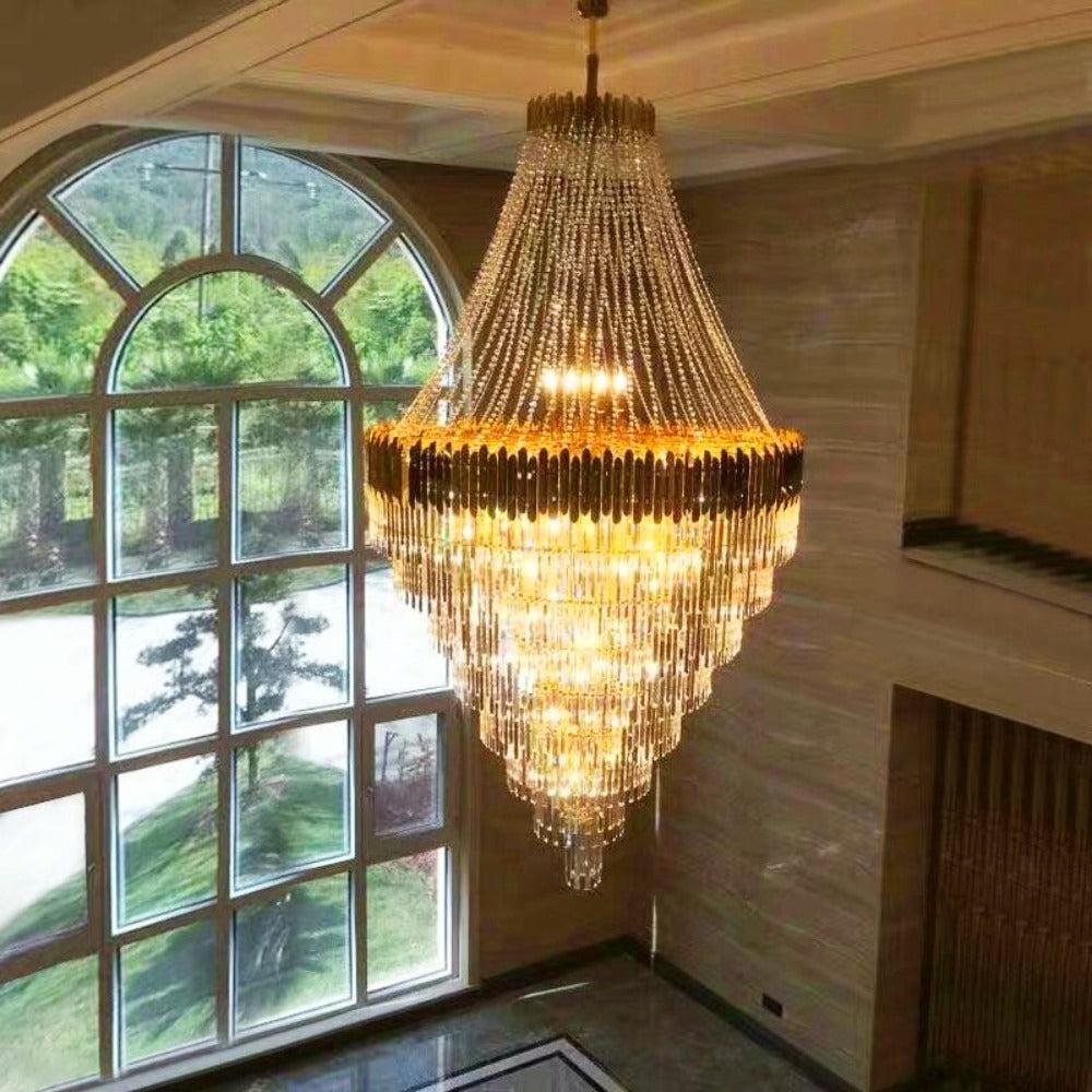 Lixra Superlative Gleamy Crystal Modern Chandelier