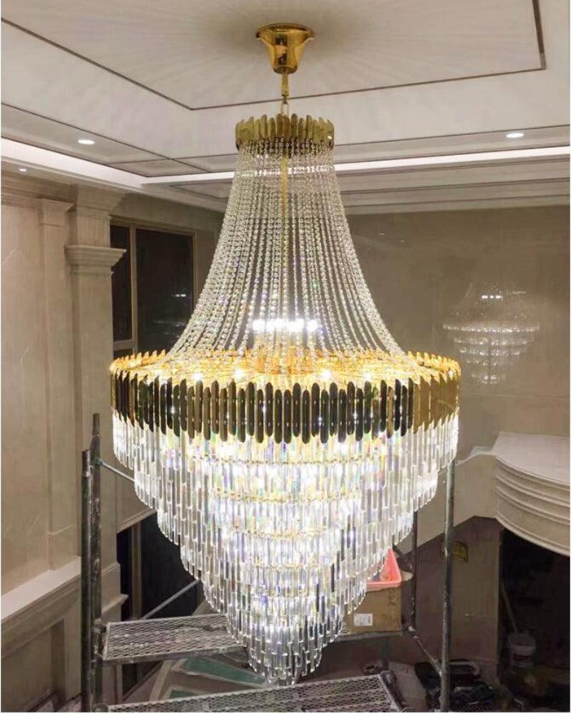 Lixra Superlative Gleamy Crystal Modern Chandelier