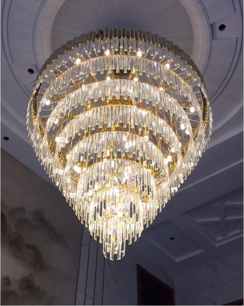 Lixra Superlative Gleamy Crystal Modern Chandelier