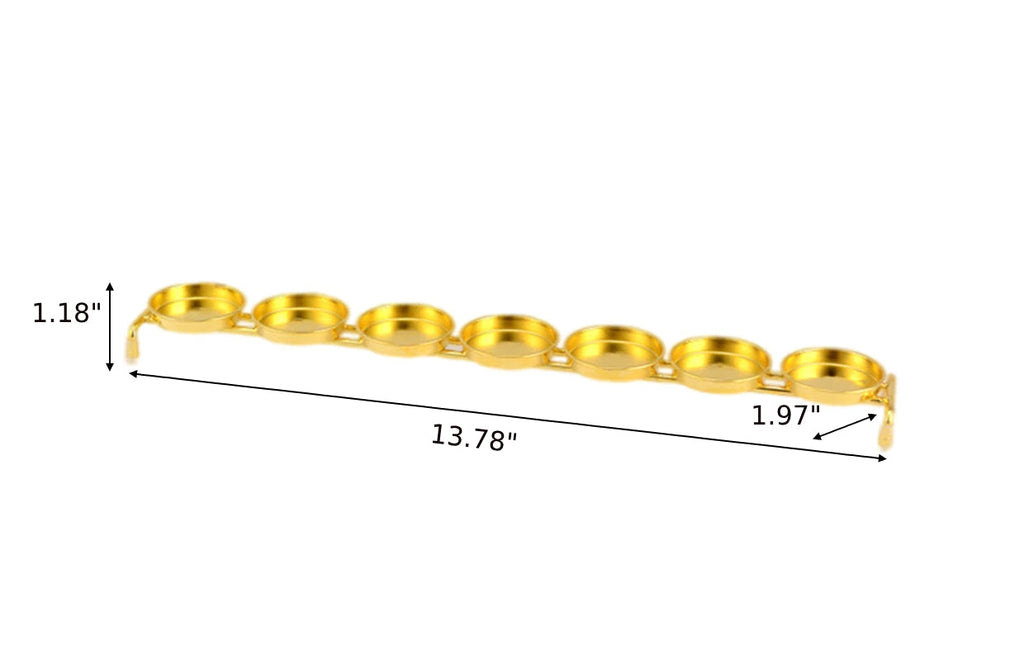 lixra Timeless Gilt Lotus Candle Stand